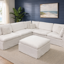 York Chaise Suite with Ottoman