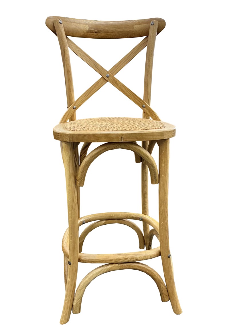 Bordeaux Cross Back Bar Chair